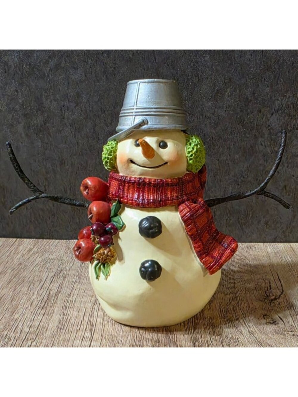 Hallmark Jan Karon The Snowmen of Mitford MURPHY Figurine Vintage Christmas 1999
